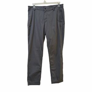 Birddogs Boomstick Stretch Chino Slim Performance Pants Mens 36 x 30 Gray Lined